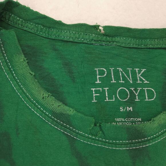 Pink Floyd Band Graphic Crew Neck T Shirt Adult Mens Size Large L Green - Picture 4 of 12